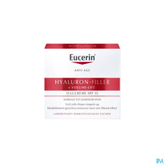 Hyaluron-Filler + Volume-Lift Soin de Jour SPF 15 Peau Normale à Mixte Anti-Rides & Anti-Âge Pot 50ml