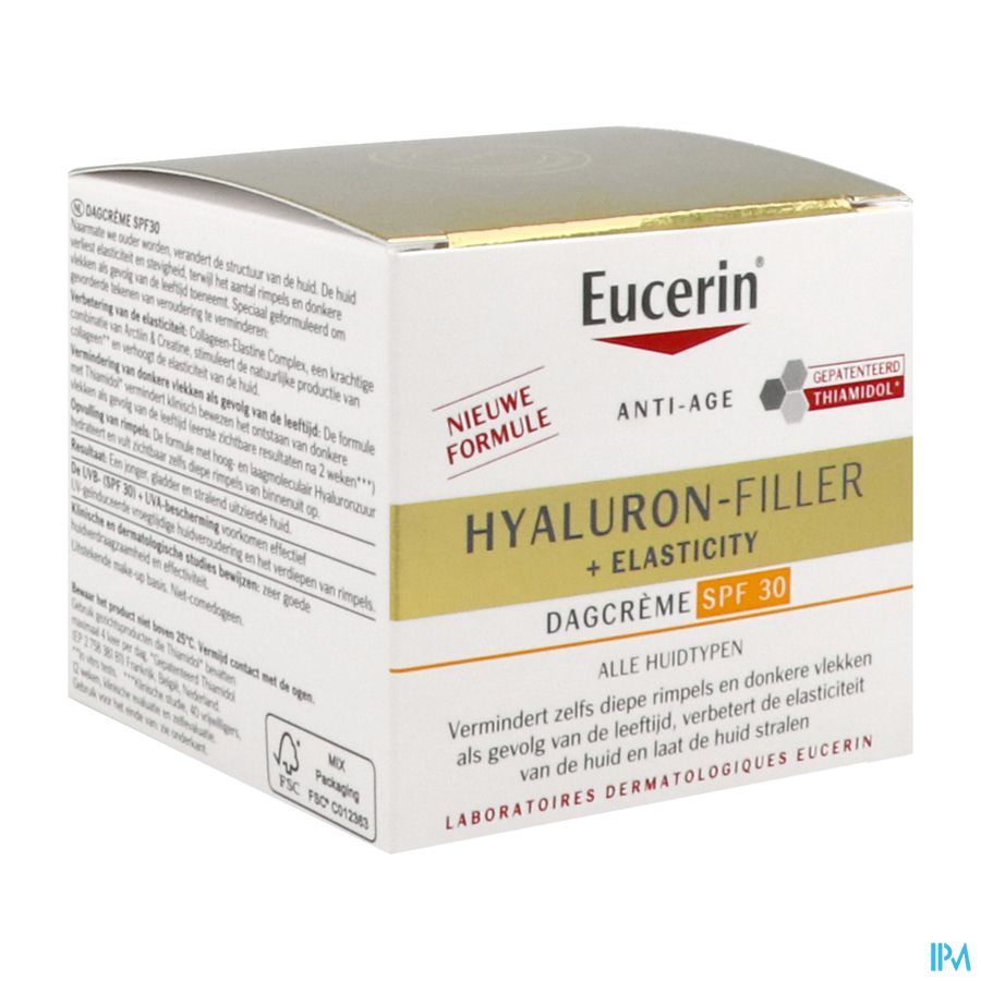 Hyaluron-Filler + Elasticity Soin de Jour SPF 30 Anti-Rides & Anti-Âge Pot 50ml