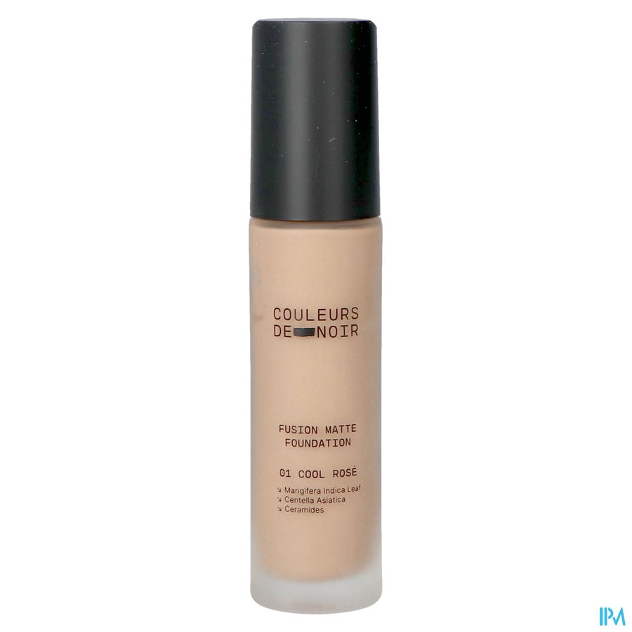 Couleurs De Noir Fus. Matte Fdt 01 C. Rose 30ml