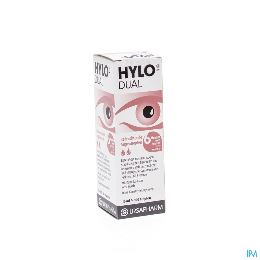HYLO-Dual Gutt Oculaires 10Ml