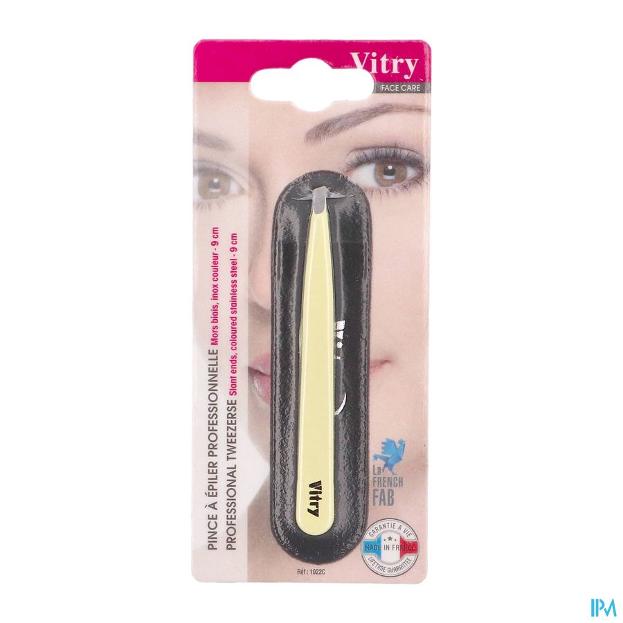 PINCE A EPILER PROF. MB INOX COULEUR