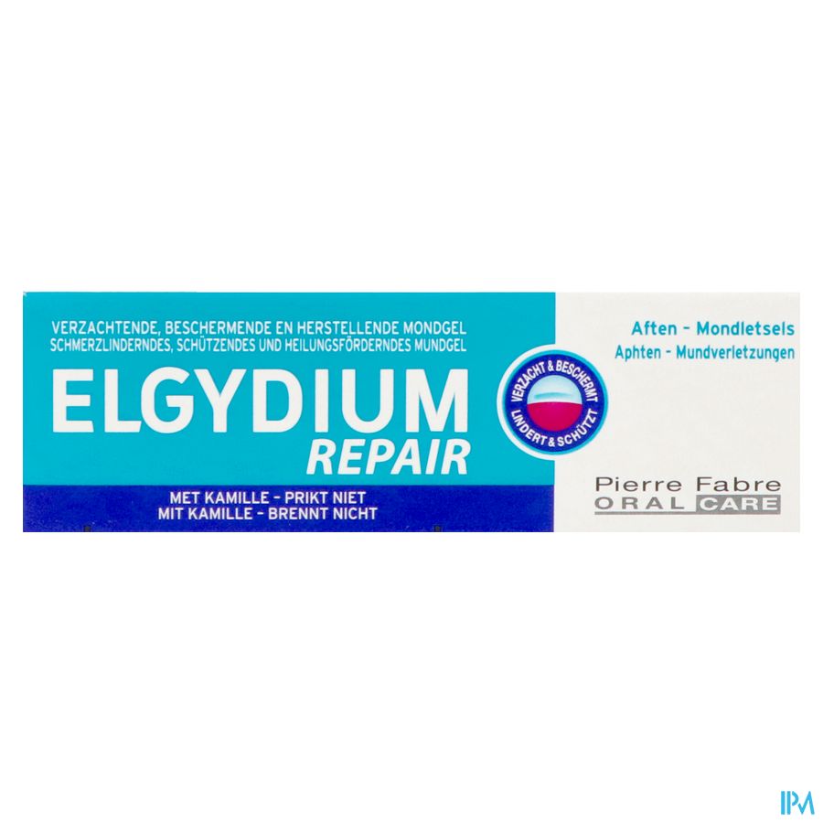 ELGYDIUM - REPAIR Gel buccal apaisant, protecteur et réparateur - aphtes & blessures 15ML