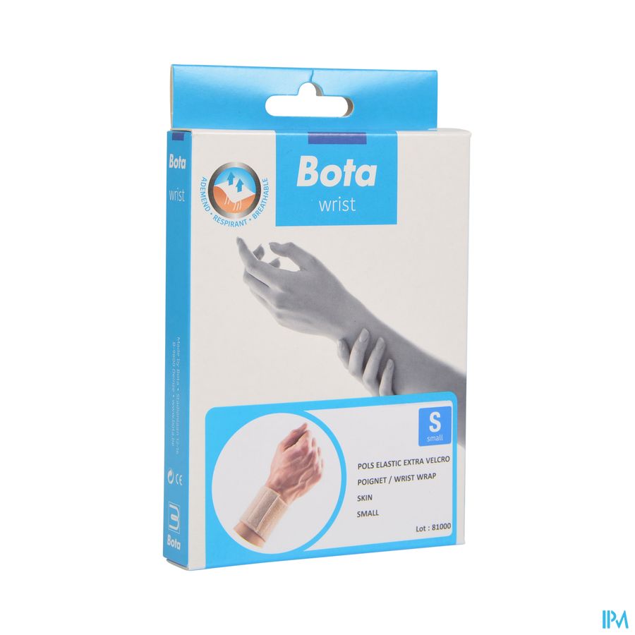 SERRE-POIGNET ELASTIQUE EXTRA - VELCRO - SKIN \   SMALL