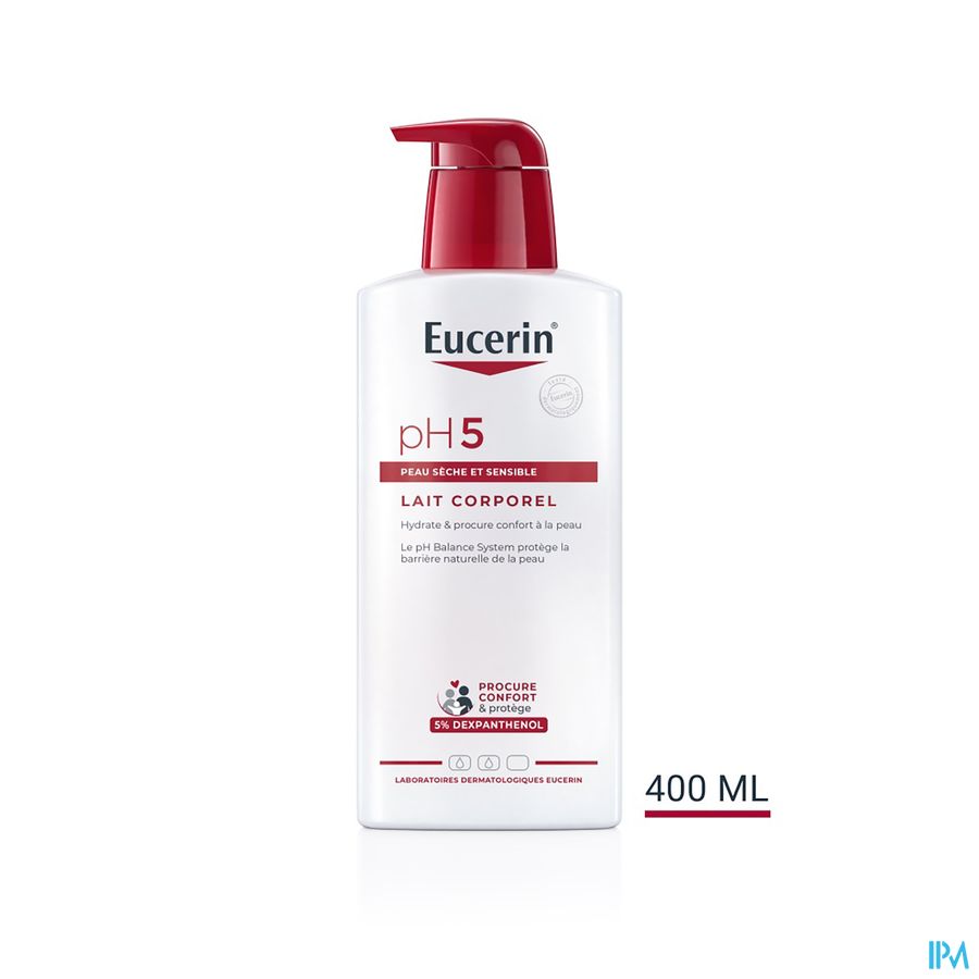 pH5 Lait Corporel Peau Sèche et Sensible avec pompe 400ml