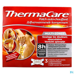 Thermacare Patch Auto-chauffant Multizone 3 pièces - douleur musculaire