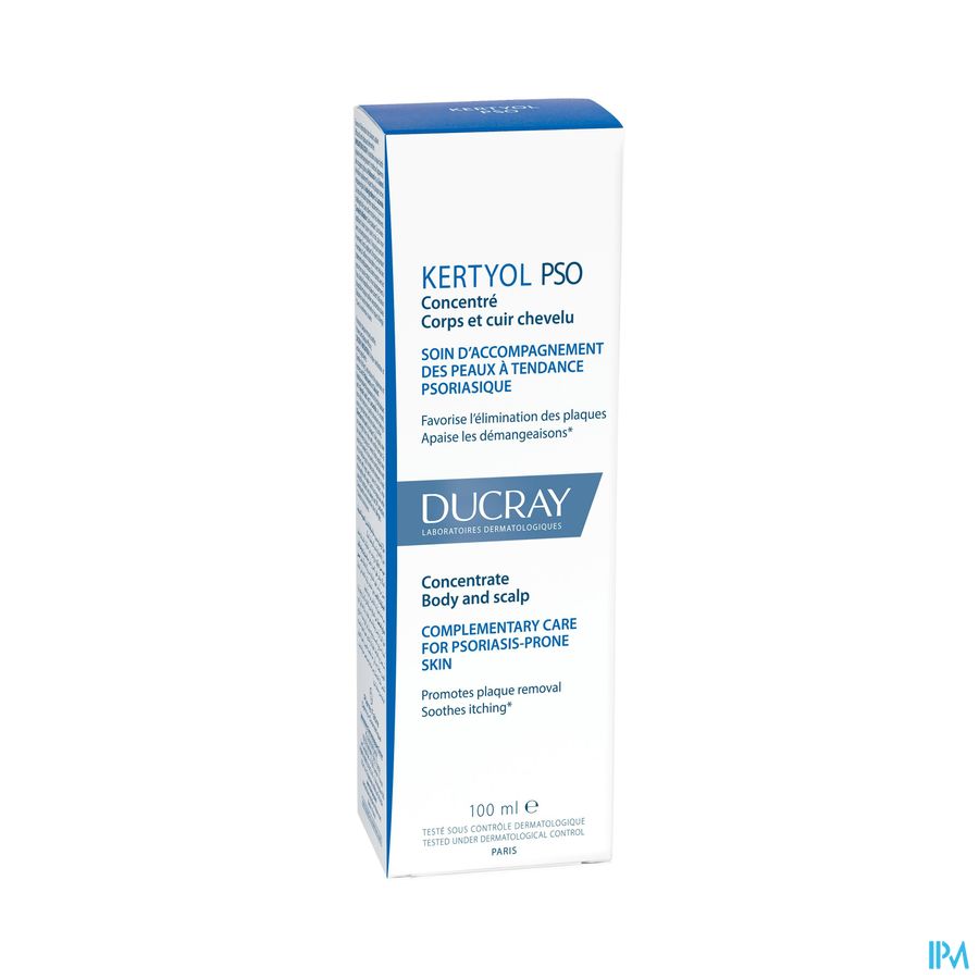 Ducray KERTYOL P.S.O. Concentré corps et cuir chevelu - Soin d'accompagnement des peaux à tendances psoriasique