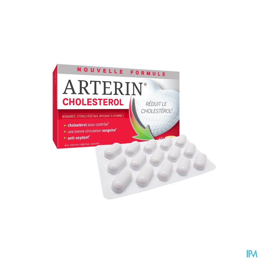 Arterin® Cholestérol 45 Cmp Sans Levure Rouge De Riz/Statines & Bonne Tolérance