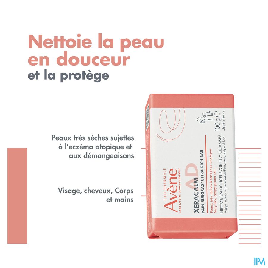 Eau Thermale Avène Pain nettoyant XERACALM AD