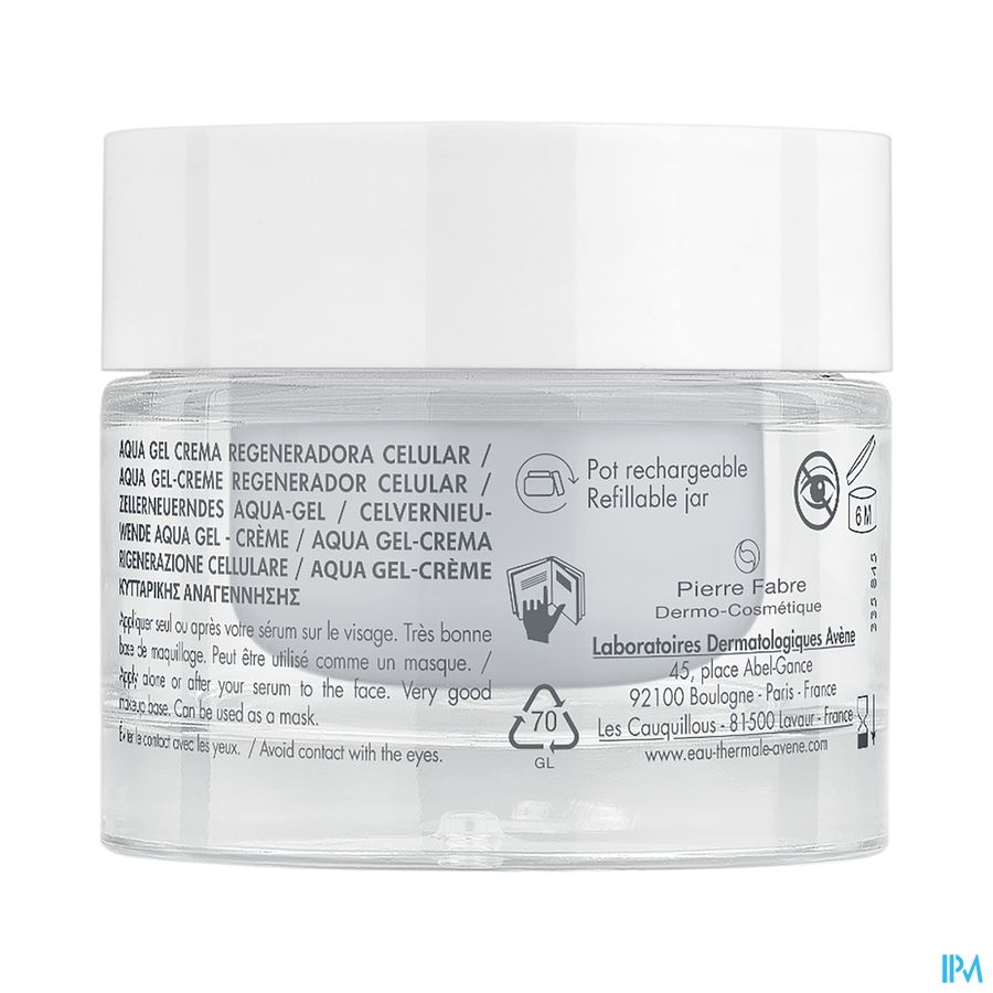 Eau Thermale Avène Aqua Gel-Crème régénération cellulaire - Soin Anti-âge visage HYALURON ACTIV B3