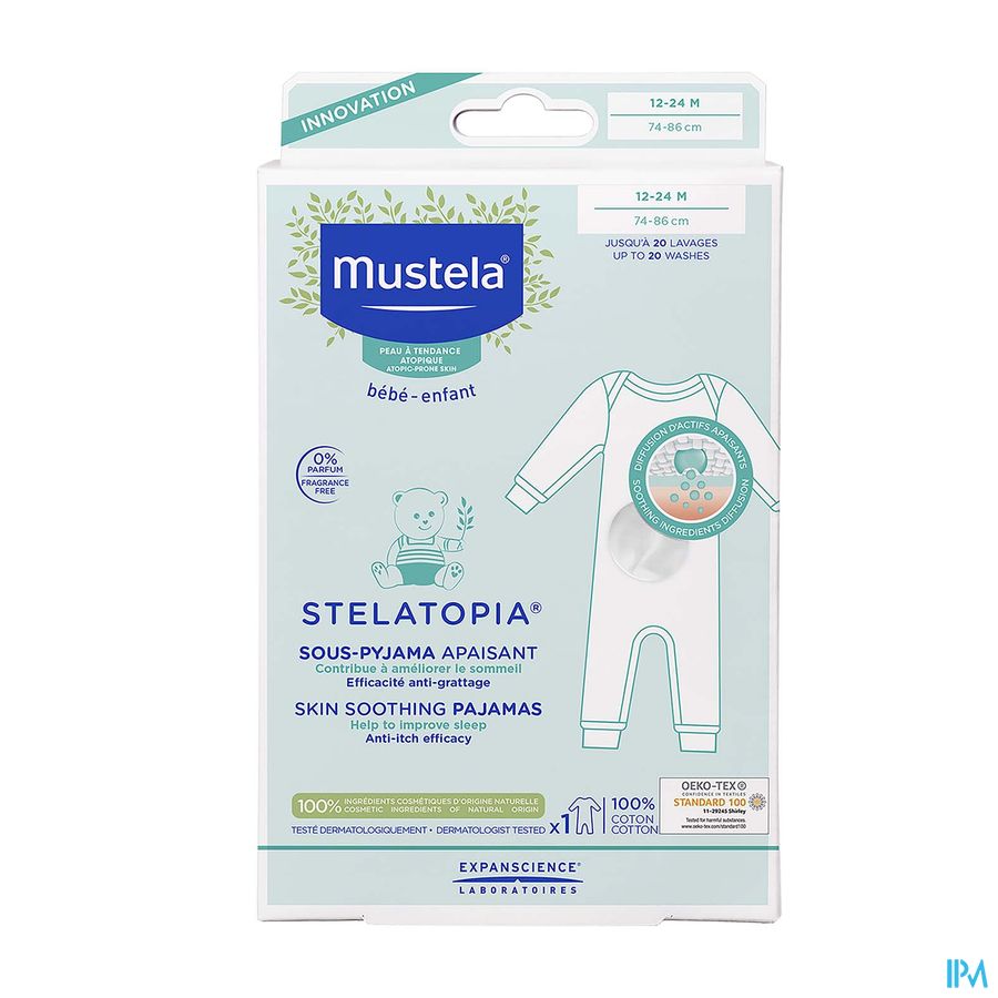 Mustela Stelatopia® sous-pyjama apaisant 12-24m