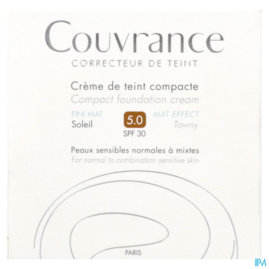 Eau Thermale Avène - Crème de teint compacte Fini mat Soleil Couvrance