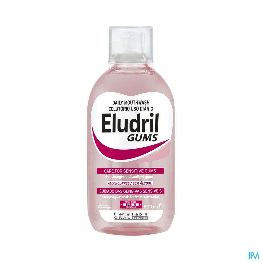 Eludril Gums — Bain de bouche quotidien soin gencives sensibles