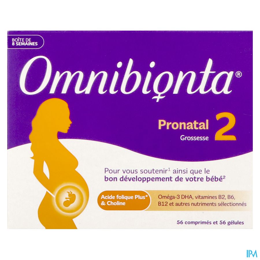 Omnibionta Pronatal 2 Gross 8 Sem Comp 56+caps 56