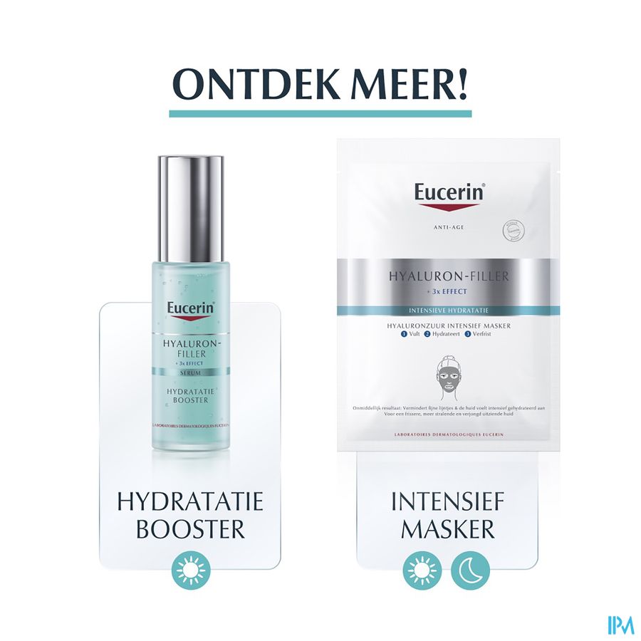 Hyaluron-Filler + 3x Effect Soin de Nuit Booster d'Hydratation Gel-Crème Anti-Rides & Anti-Âge Pot 50ml