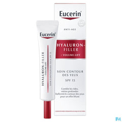 Hyaluron-Filler + Volume-Lift Soin Contour des Yeux SPF 15 Anti-Rides & Anti-Âge Tube 15ml