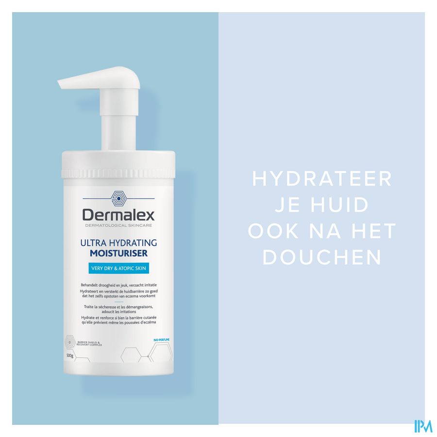 Dermalex® Huile De Douche Hydratante - Peau Très Sèche & Sensible - 400 ml