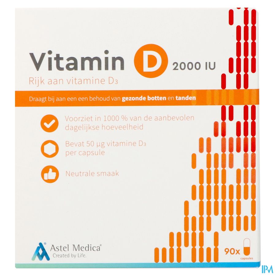 Astel Vitamin D 2000iu Caps 90