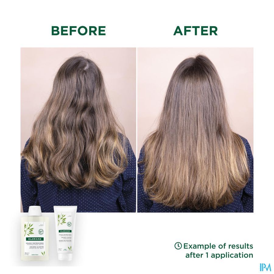 Klorane - Extra-doux Shampoing à l'Avoine - Tous types de cheveux