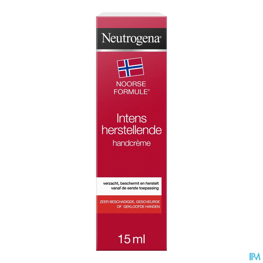 Neutrogena Intense Repair crème mains CICA, répare les gerçures et les crevasses, 15 ml