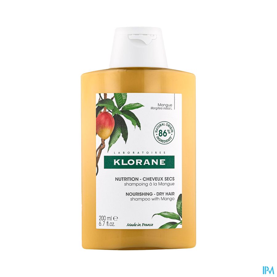 Klorane - Shampoing Nutrition à la Mangue - Cheveux secs
