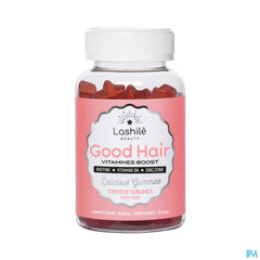 Lashilé GOOD HAIR 60 gummies pour des cheveux plus beaux, plus longs