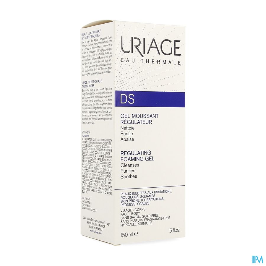 Uriage Ds Gel Nettoyant Tube 150ml