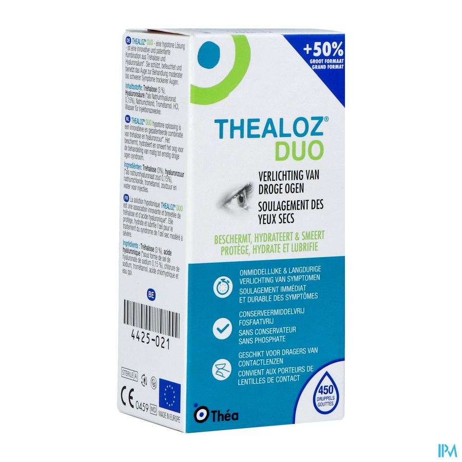 Thealoz Duo Gouttes Oculaires 15ml