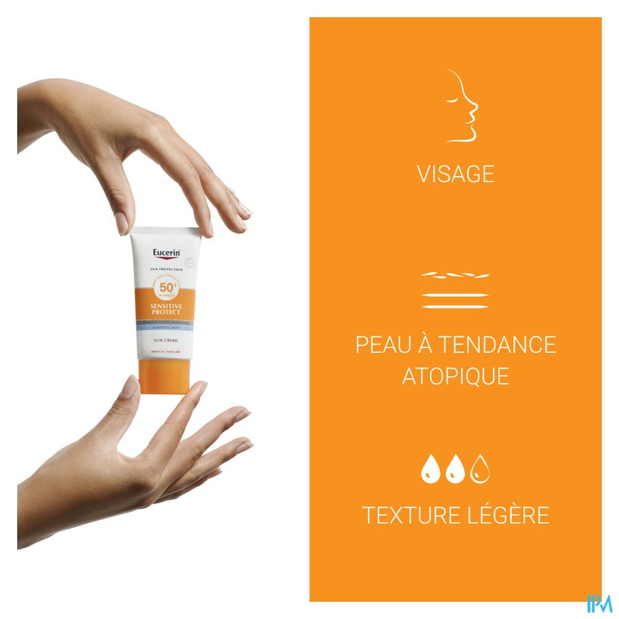 Sun Sensitive Protect SPF 50+ Crème Peau Sensible Tube 50ml