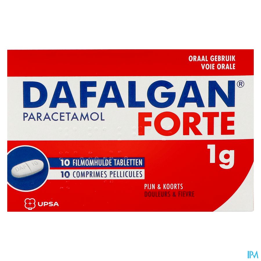 Dafalgan Forte Comp Pell 10 X 1000mg