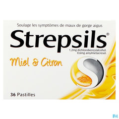 Strepsils Miel Citron Past 36