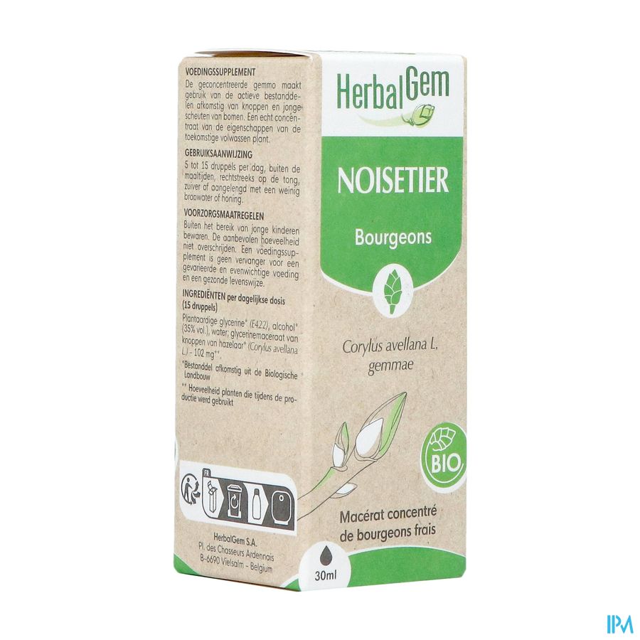 Herbalgem Noisetier Bio 30ml