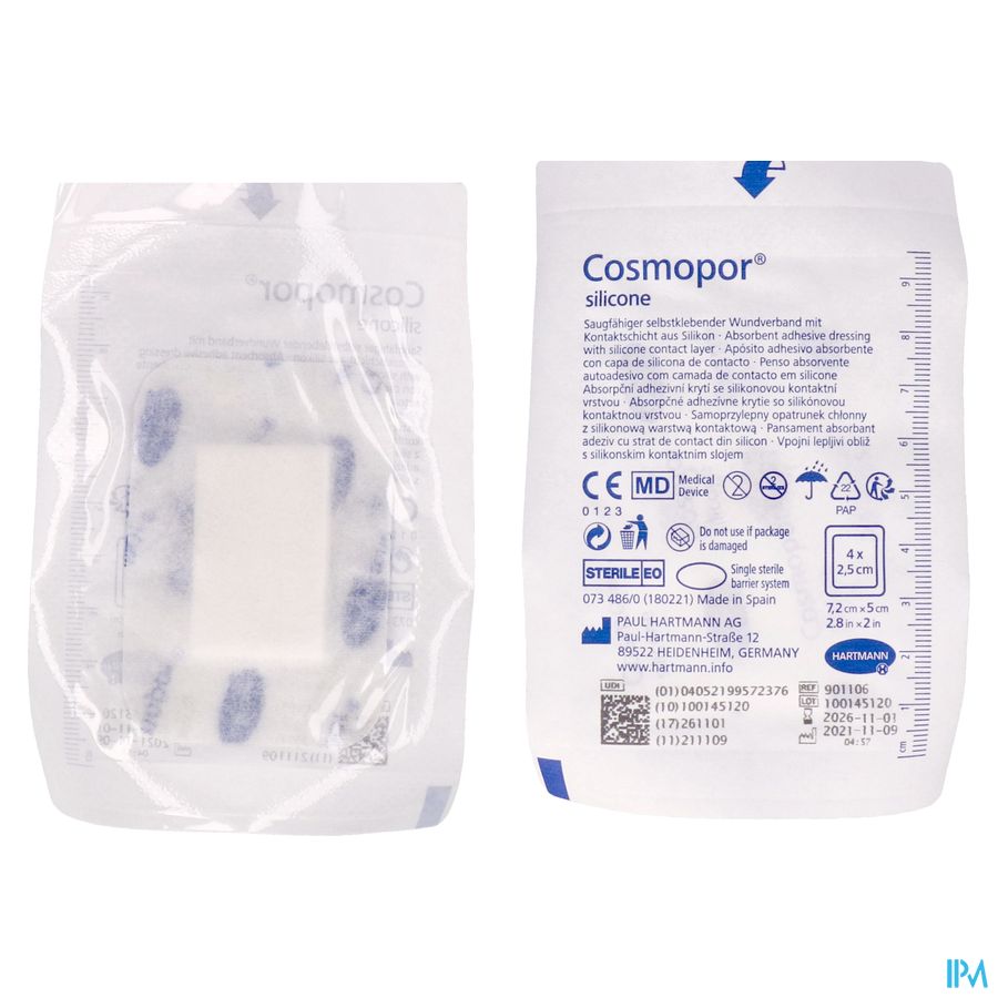 Cosmopor Silicone 7,2x 5cm 10