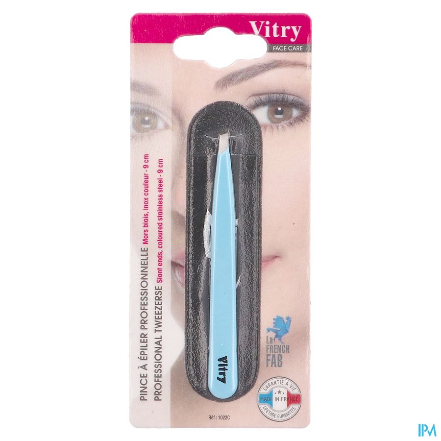 PINCE A EPILER PROF. MB INOX COULEUR