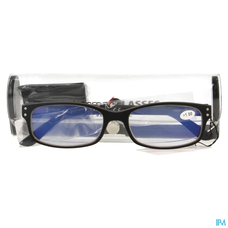 Pharmaglasses Visionblue Pc01 Lun.lect.+1.00 Black