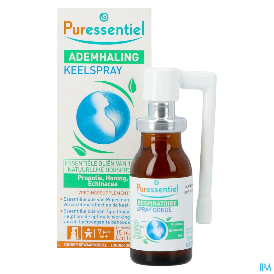 Puressentiel Respiratoire Spray Gorge 15ml