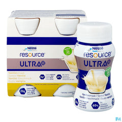Resource Ultra+ Saveur Vanille 4x125ml Nf