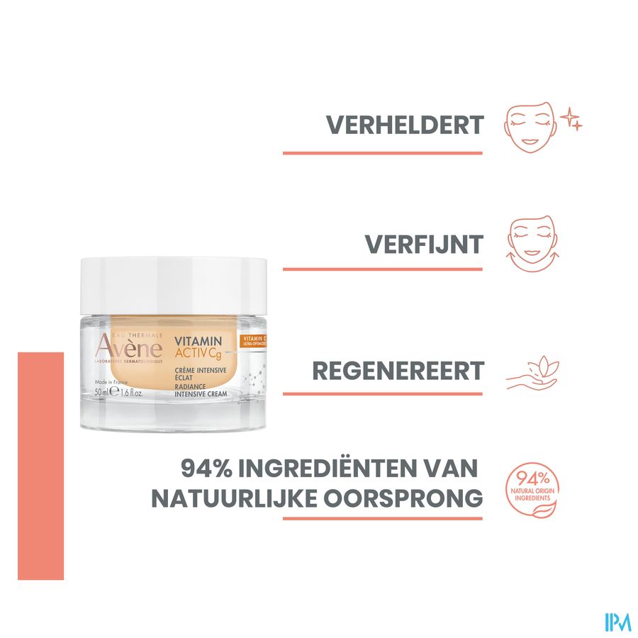 Eau Thermale Avène Crème intensive éclat VITAMIN ACTIV Cg