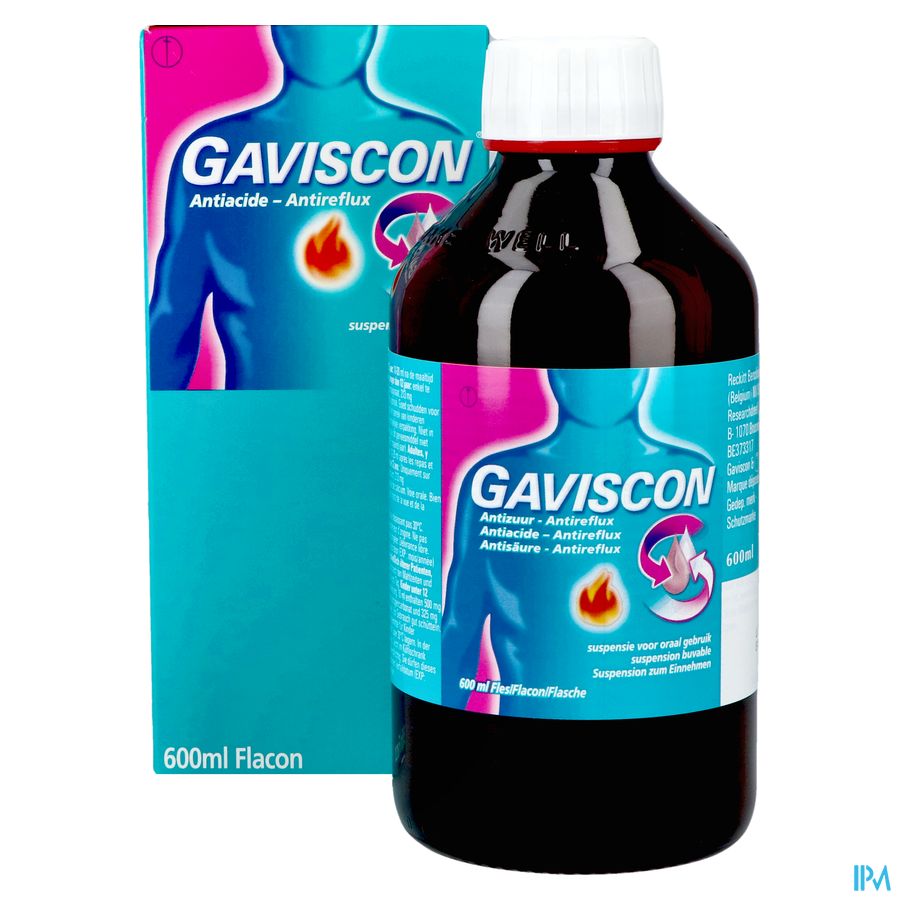Gaviscon Antiacide-antireflux Susp Buvable 600ml