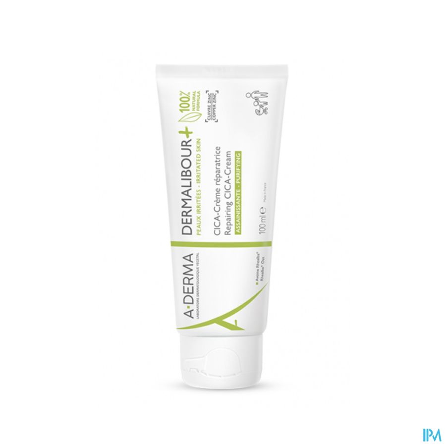 A-Derma Dermalibour+ Cica Crème Réparatrice assainissante Peau irritée cicatrices 100ml