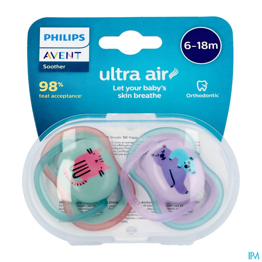 Philips Avent Sucette +6m Air Chat