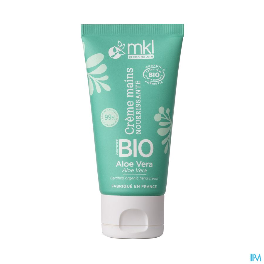 Mkl Creme Mains Aloe Vera Bio Tube 50ml