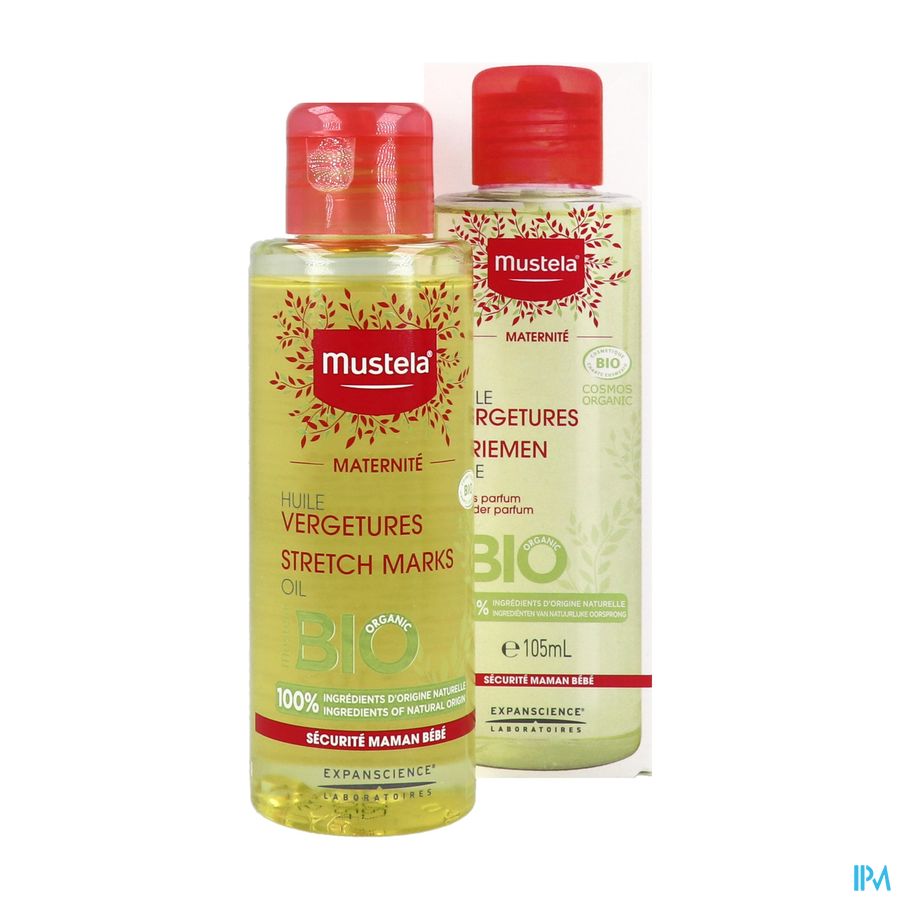 Mustela maternité huile vergetures 105 ml