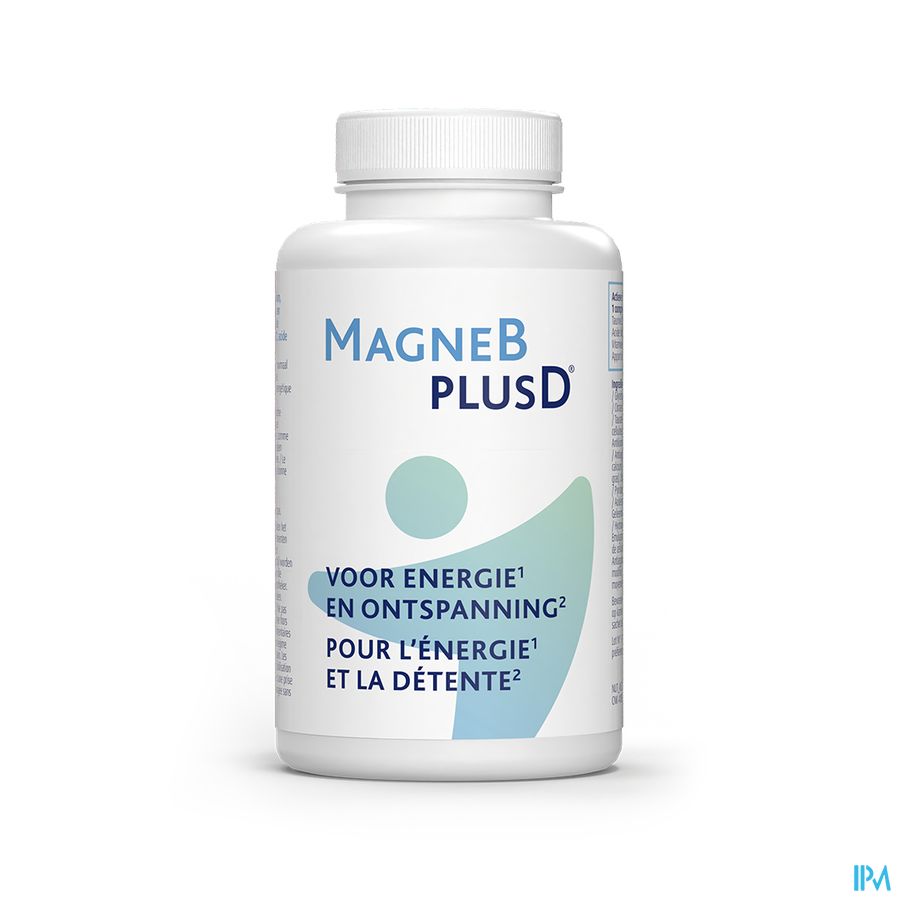 MagneBplusD - Magnésium, Vitamine D, Vitamines B, Acide Folique, Taurine - 120 comprimés