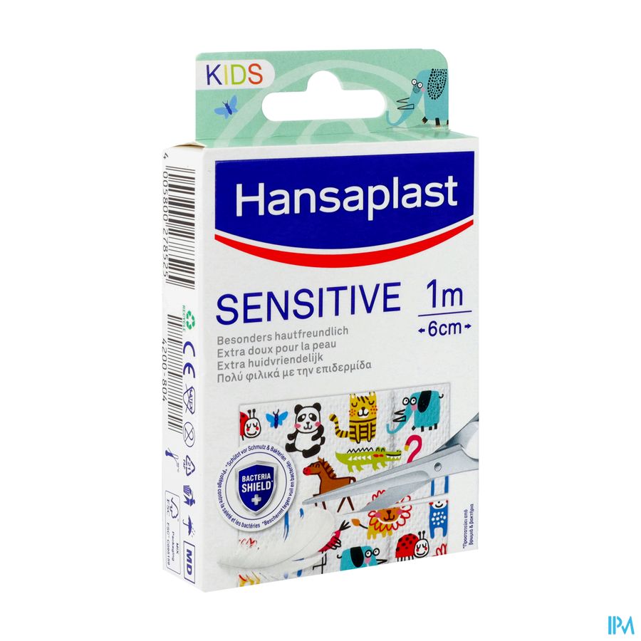 Hansaplast Pansements Kids Sensitive 1mx6cm