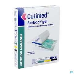 Cutimed Sorbact Gel 7,5cmx 7,5cm 10 7261100