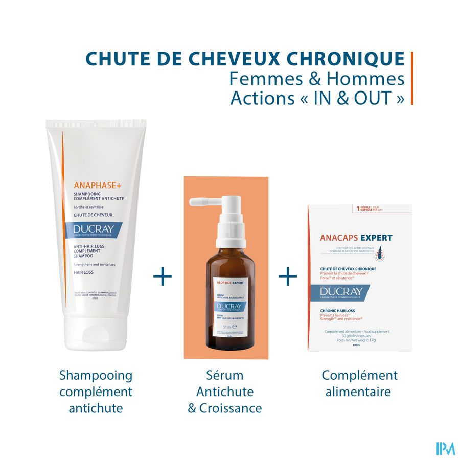 Ducray ANAPHASE+ shampooing antichute de cheveux 400ml