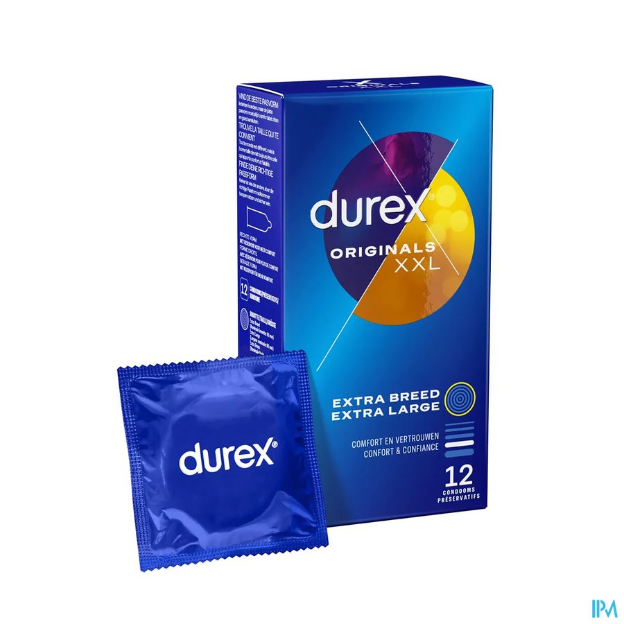 Durex Originals Xl Preservatifs 12
