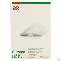 Curapor Pans Chirurg. Sterile 7cmx 5cm 5 32902