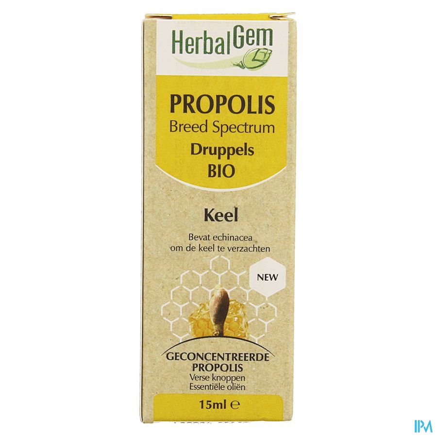 Herbalgem Propolis Large Spectrum Bio Fl Gutt 15ml