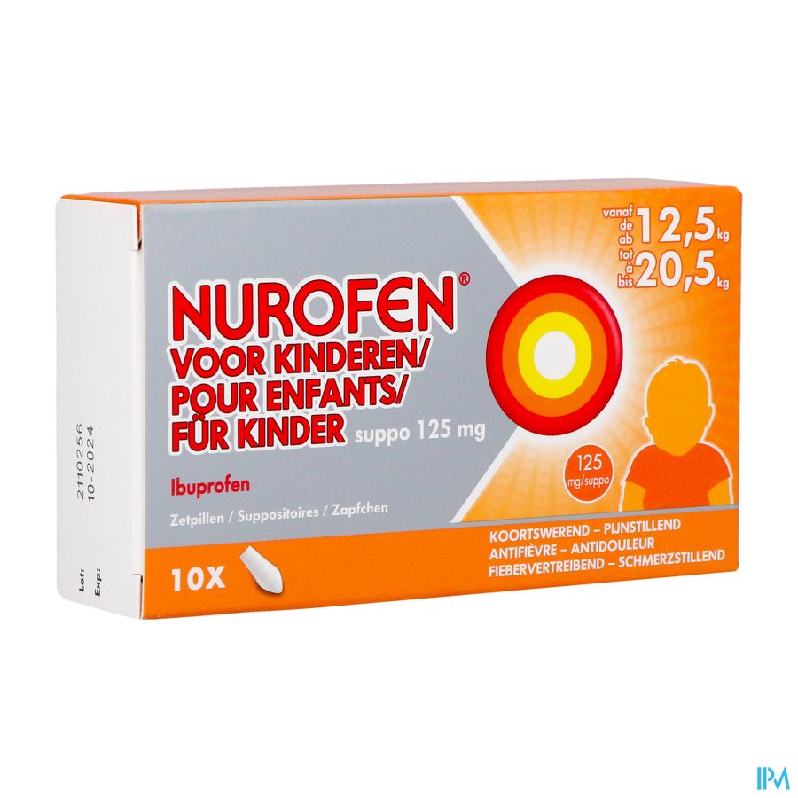 Nurofen Enfant 125mg Suppo 10x125mg